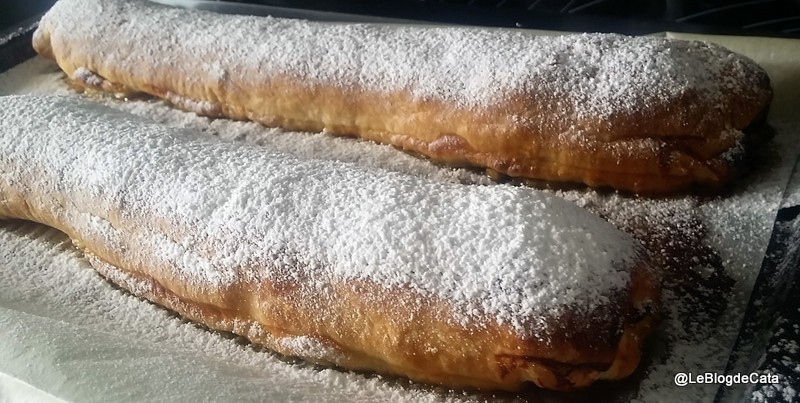 Desert strudel cu mere, nuci si fistic