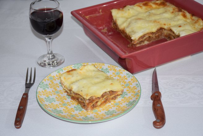 Lasagna cu carne de vita