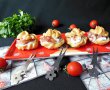 Aperitiv choux-uri cu crema de branzeturi si prosciutto-6