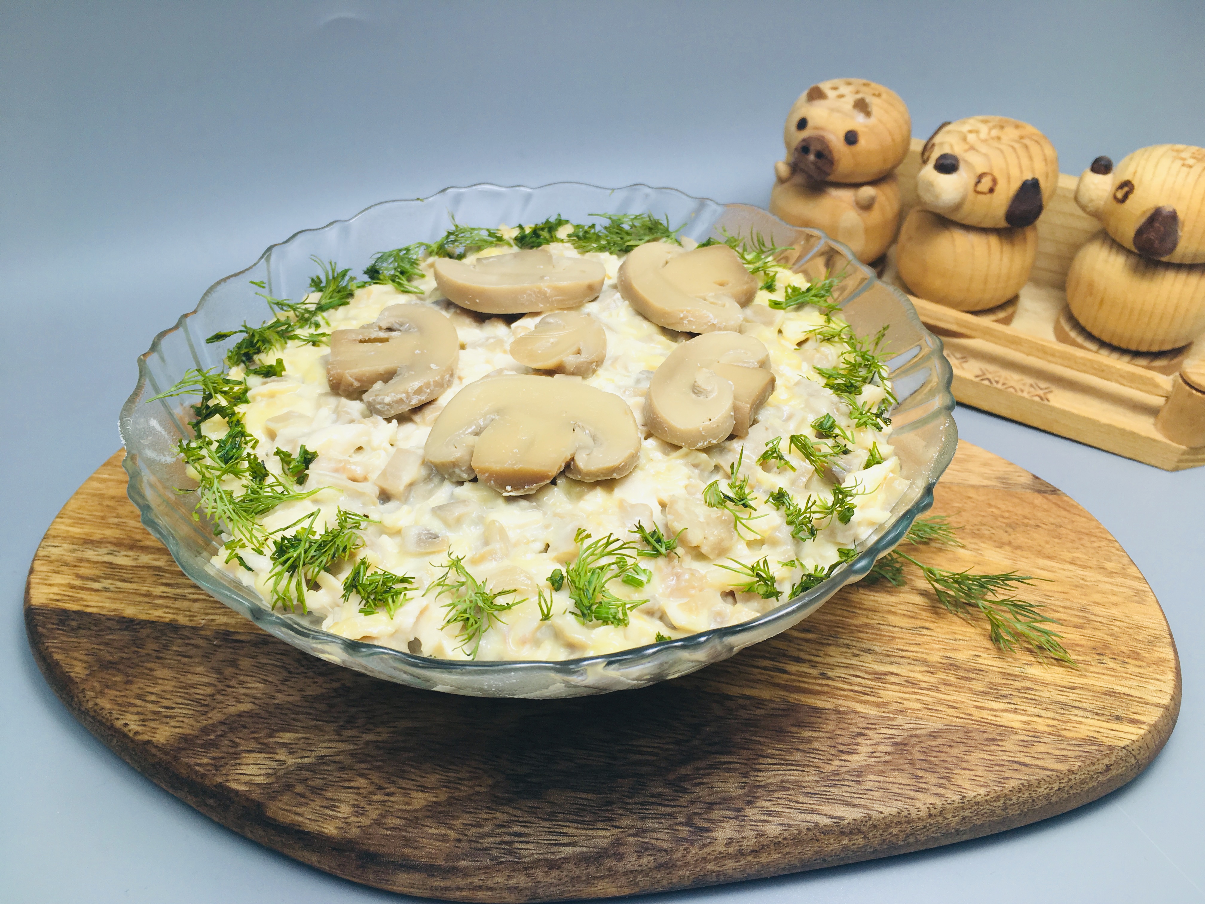 Salata de ciuperci champignons