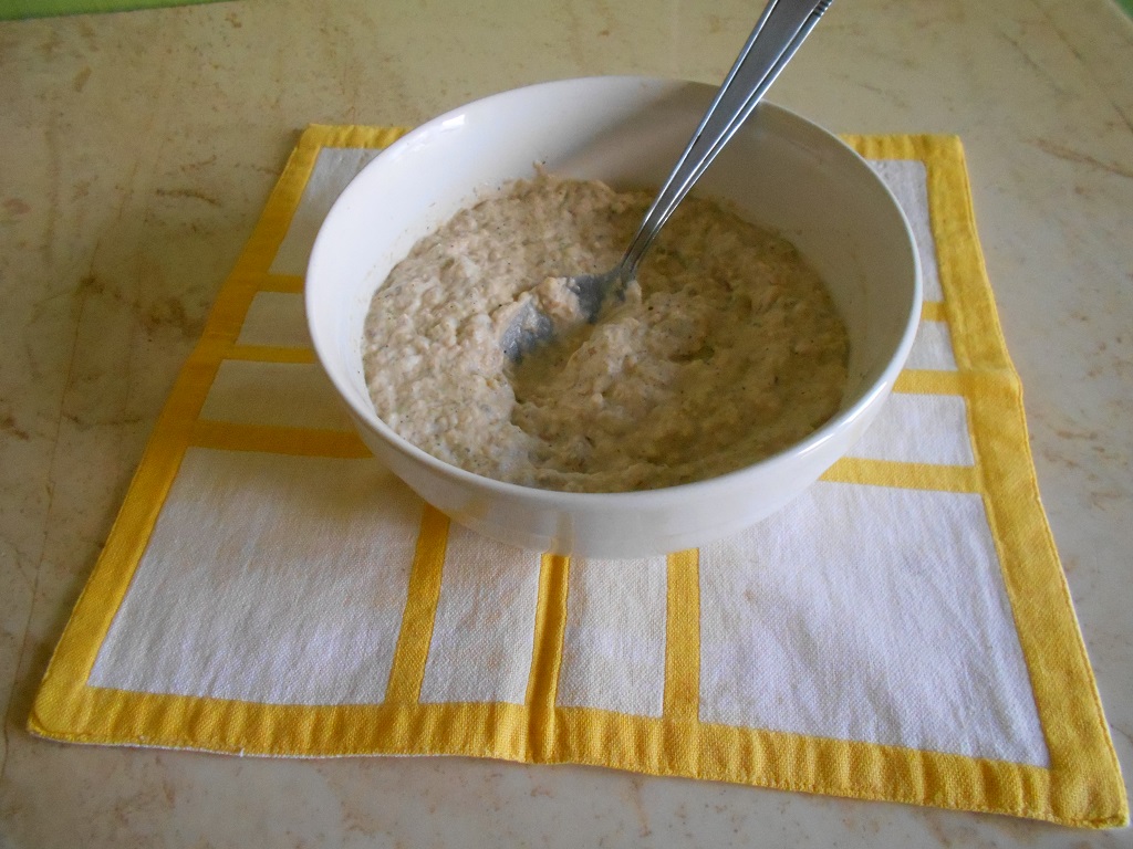 Salata de vinete, cu smantana si plante aromatice