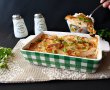 Piept de curcan cu ciuperci si bacon, gratinat-9