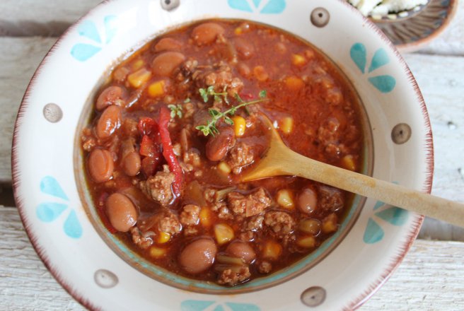 Chilli con carne la slow cooker Crock-Pot