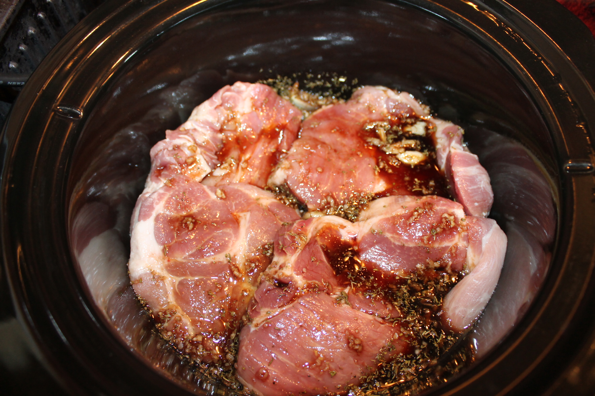 Ceafa de porc la slow cooker Crock-Pot