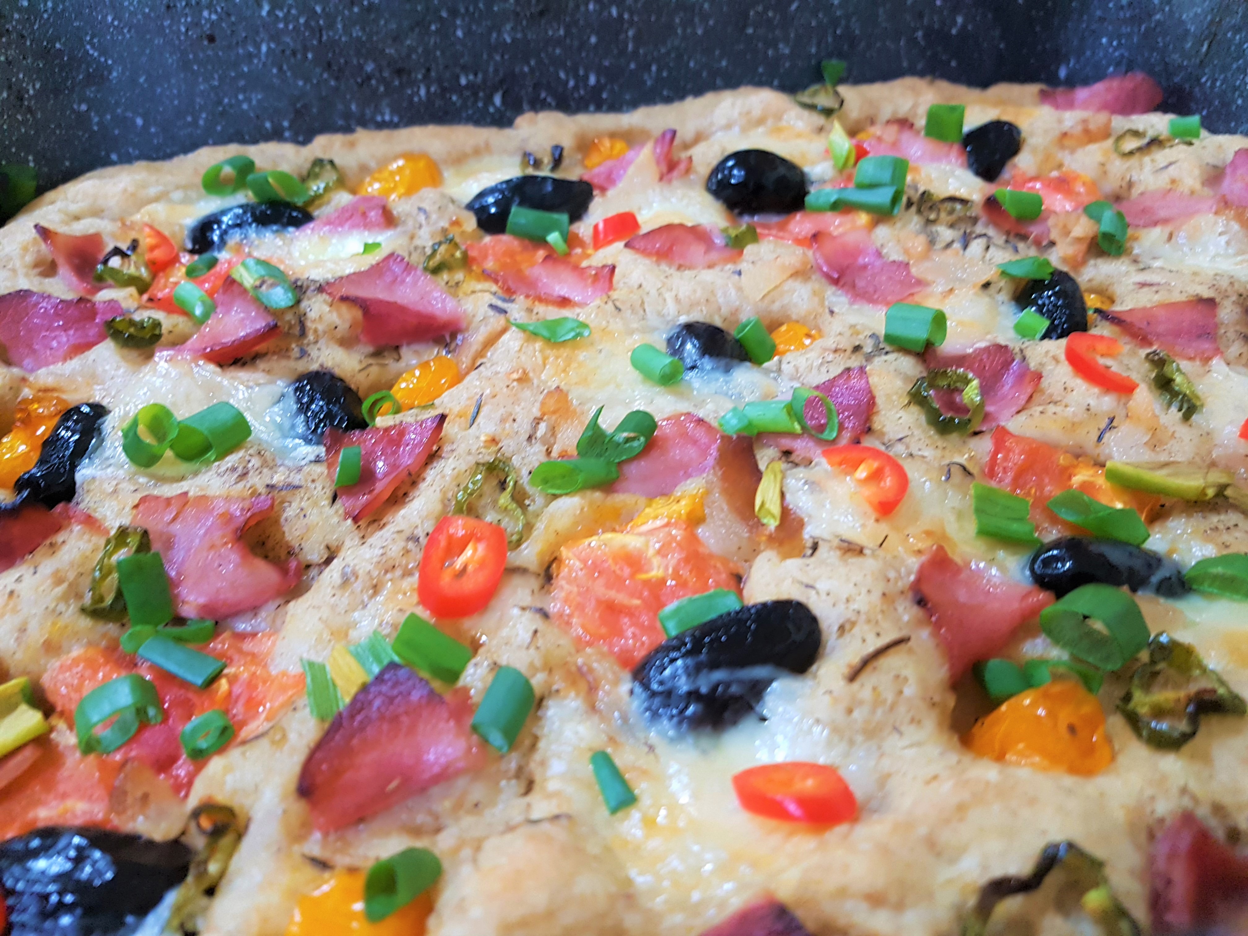 Foccacia cu faina graham