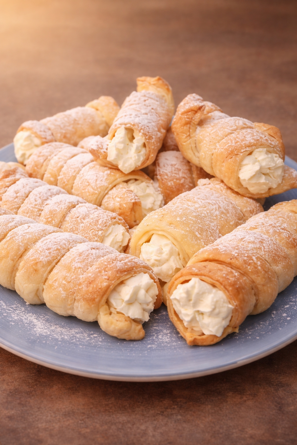 Desert rulouri cu frisca