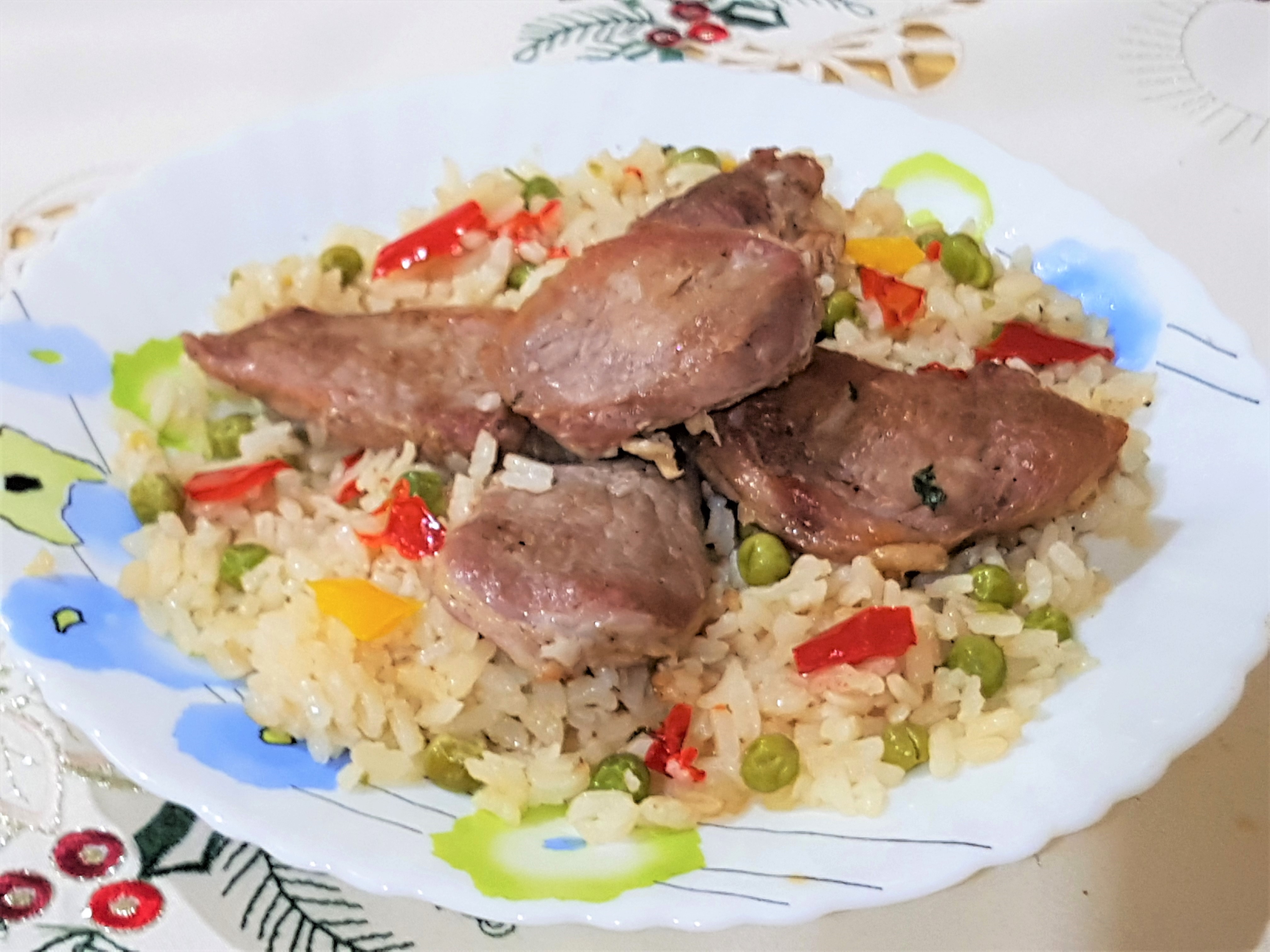 Muschiulet de porc cu orez