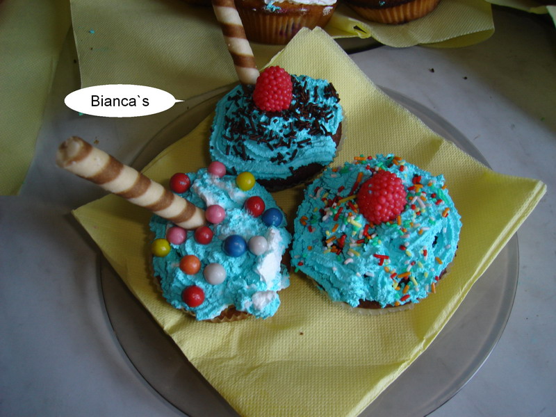 Muffins (briose) decorate