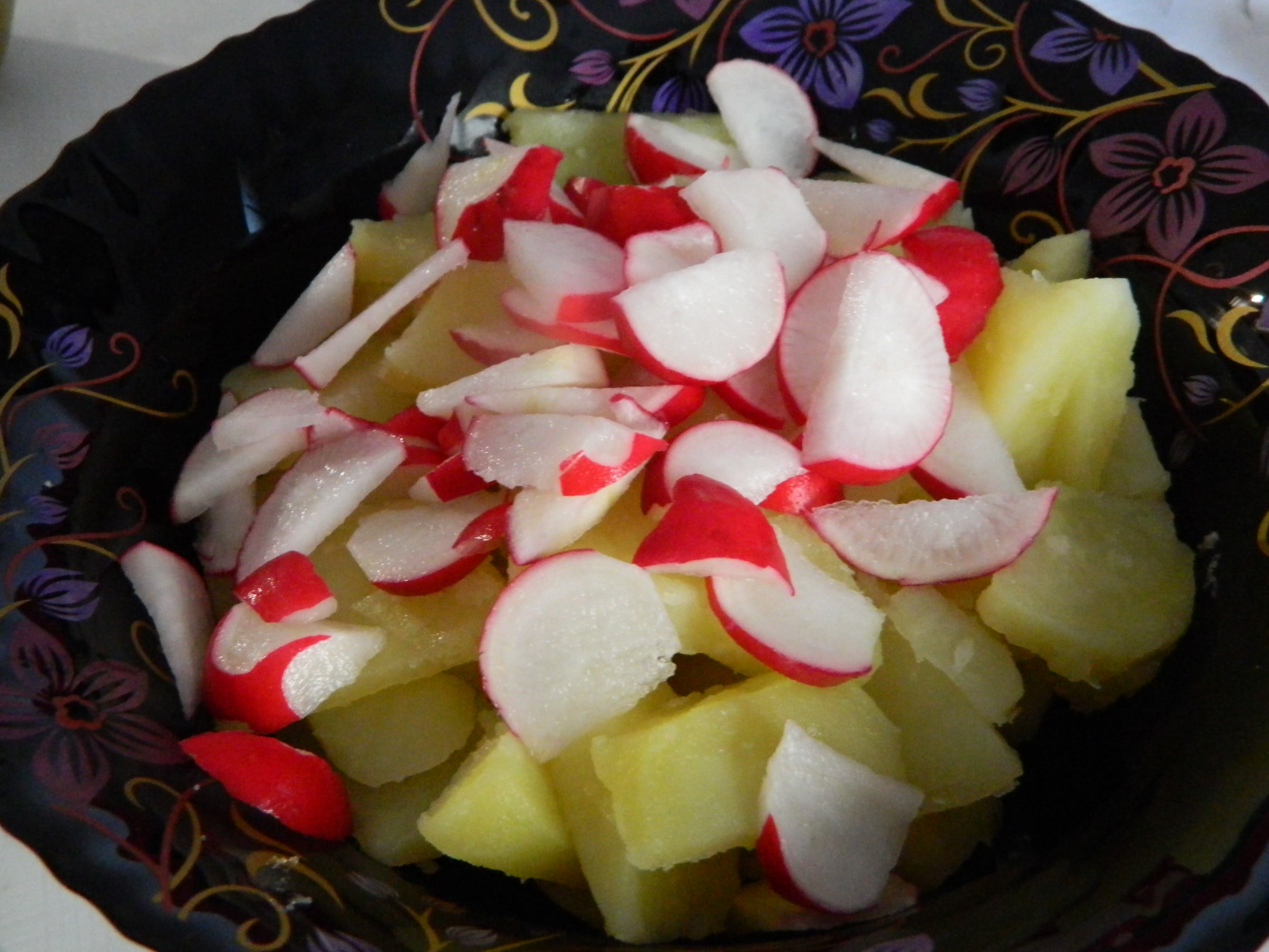 Salata orientala de post cu maioneza din avocado