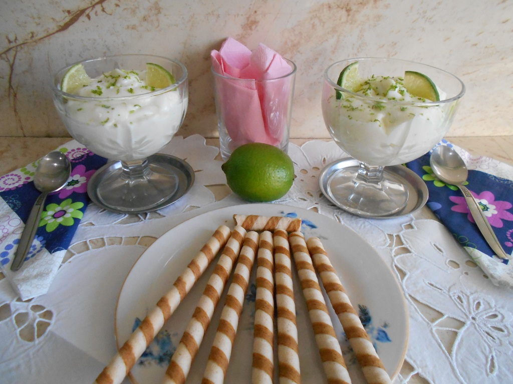 Desert mousse de limete