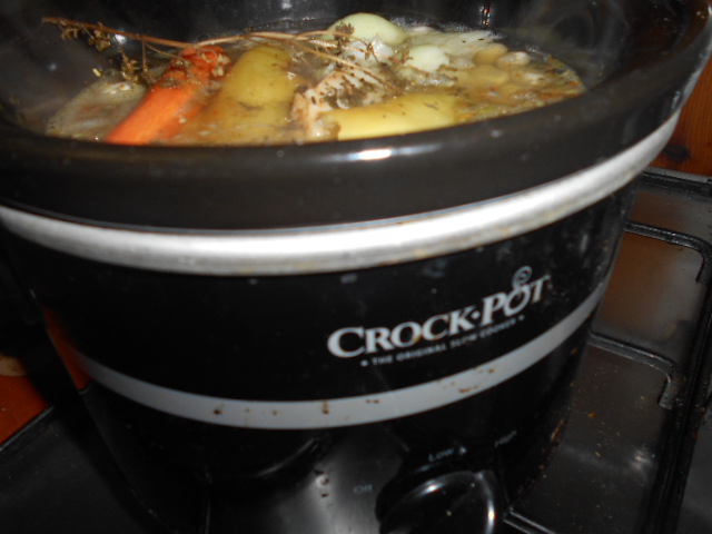 Fasole batuta la slow cooker Crock Pot