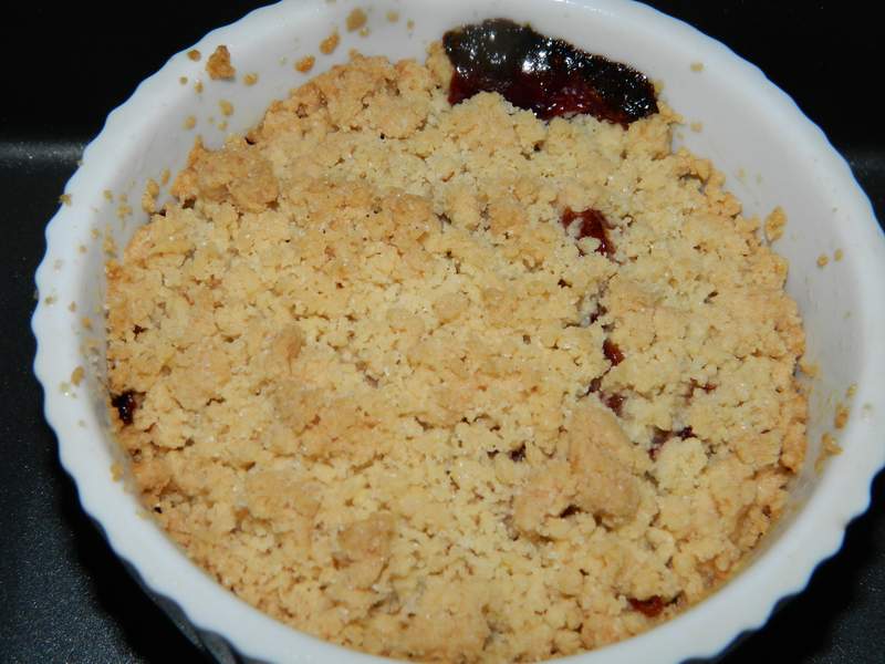 Desert crumble cu prune