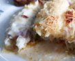 Praz gratinat cu jambon si sos de branza-9