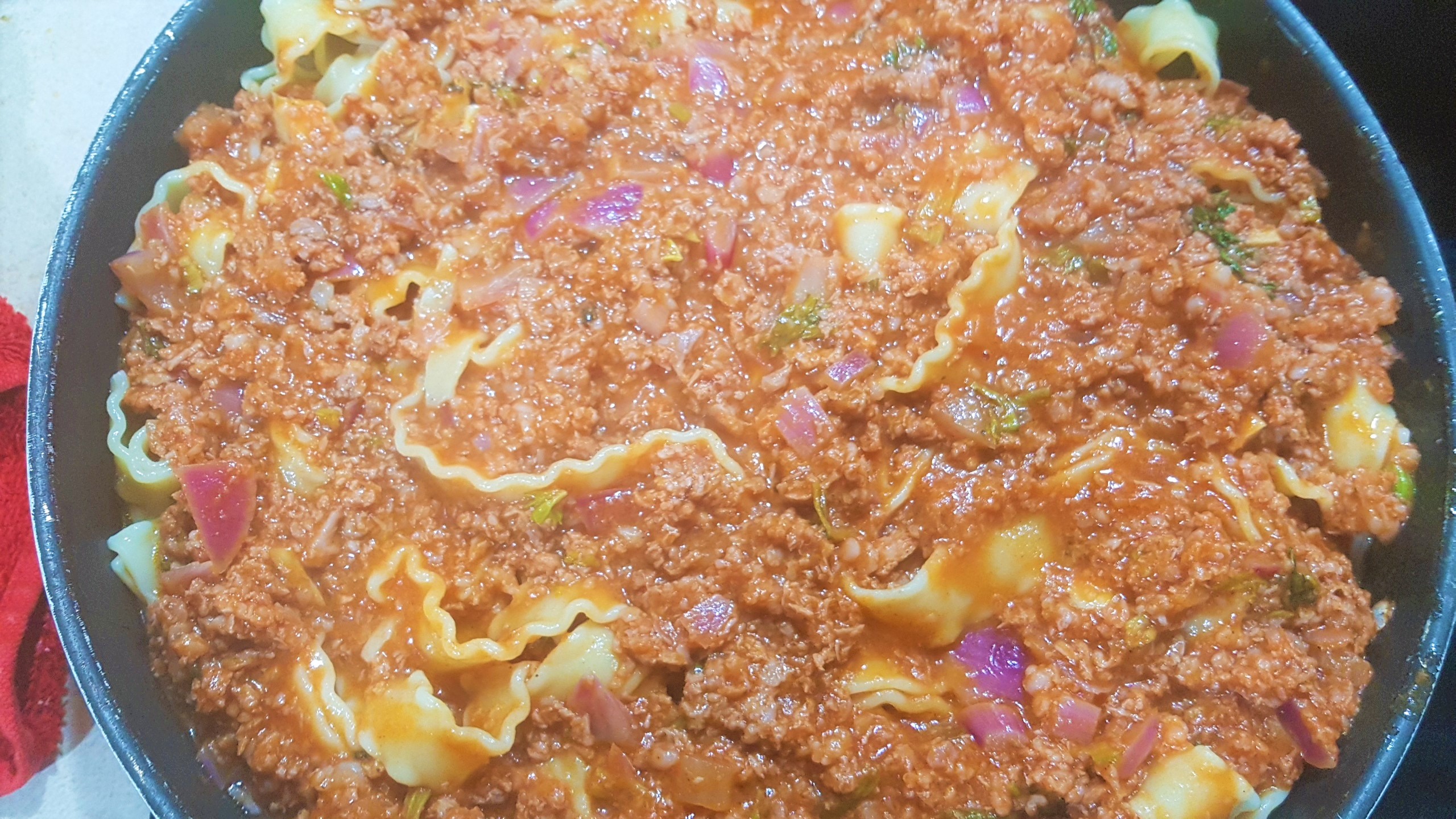 Paste cu carne tocata, la cuptor -pasta al forno