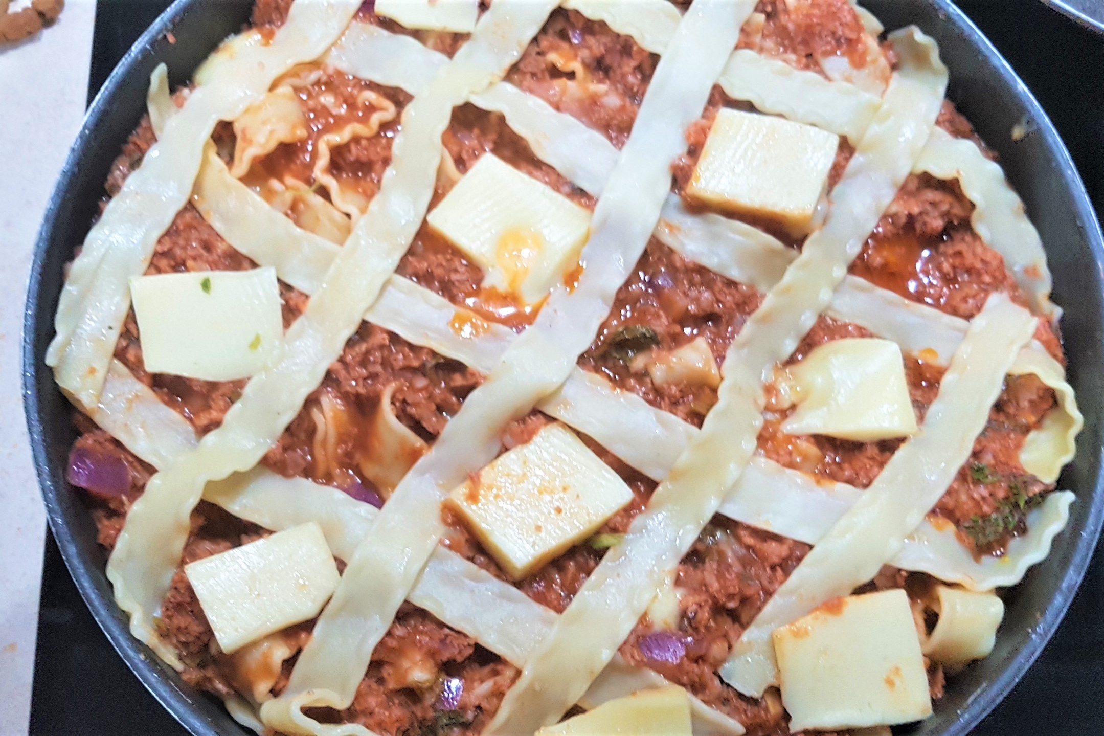 Paste cu carne tocata, la cuptor -pasta al forno