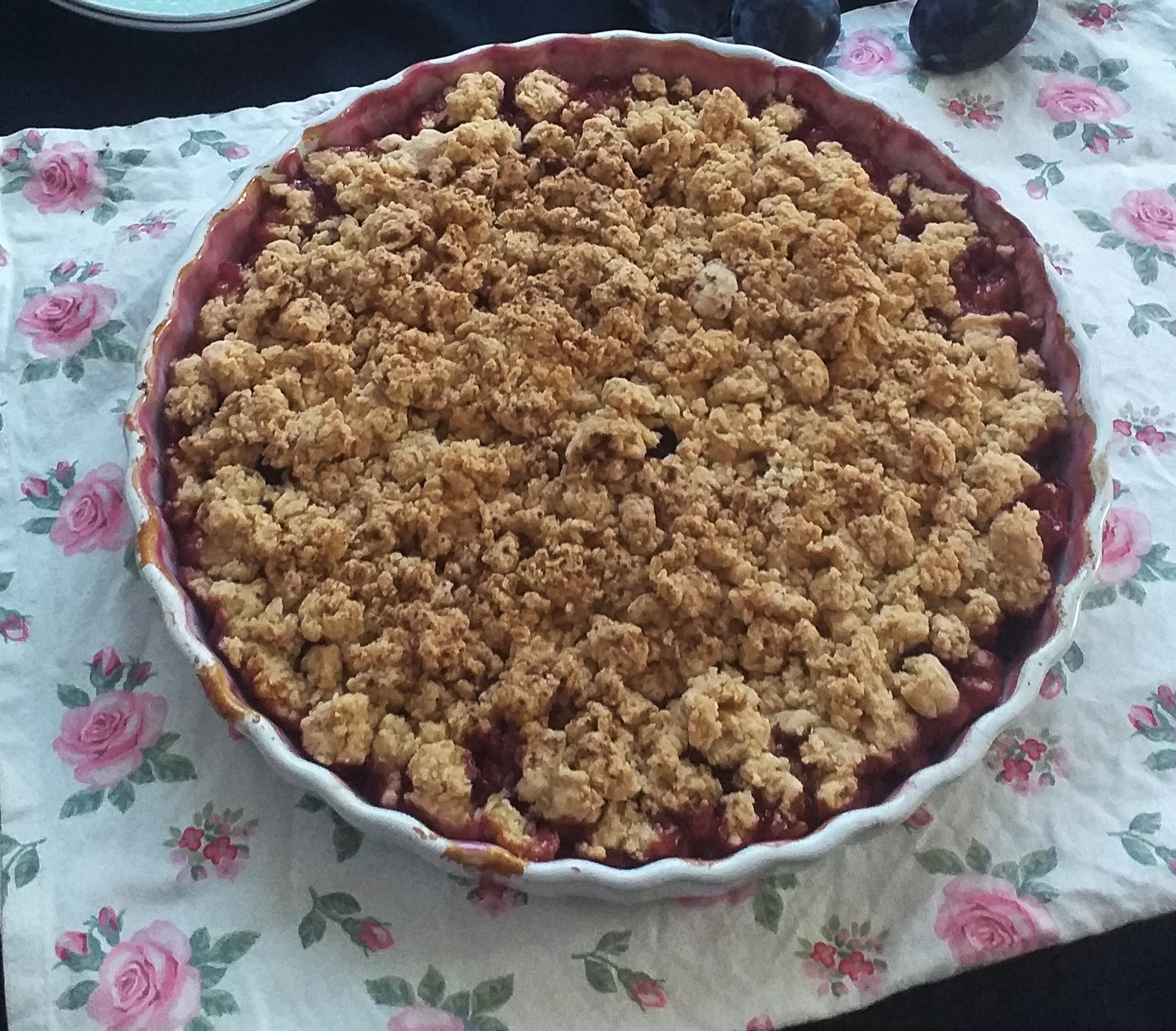 Desert crumble cu prune