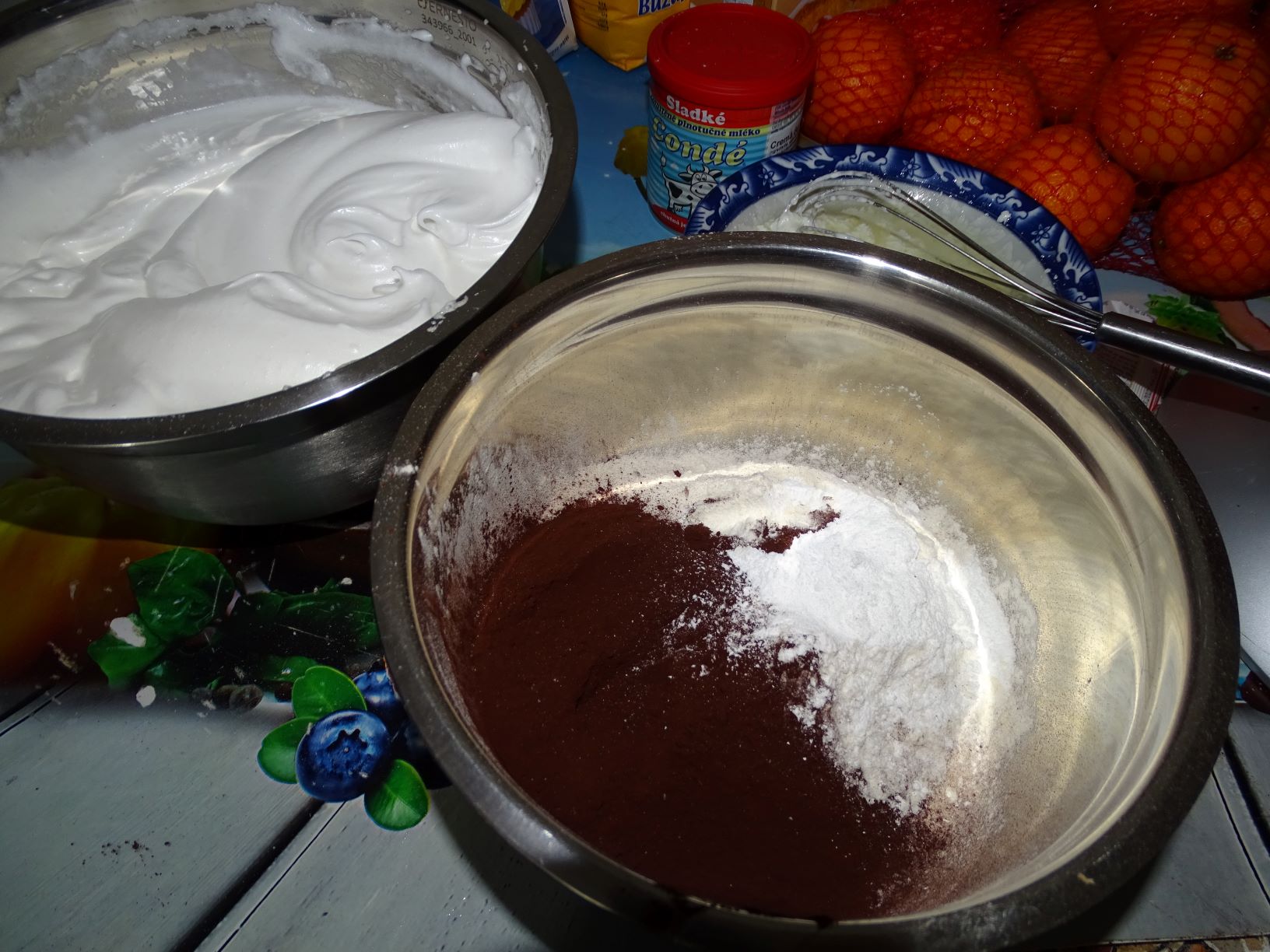 Desert prajitura cu crema de portocale