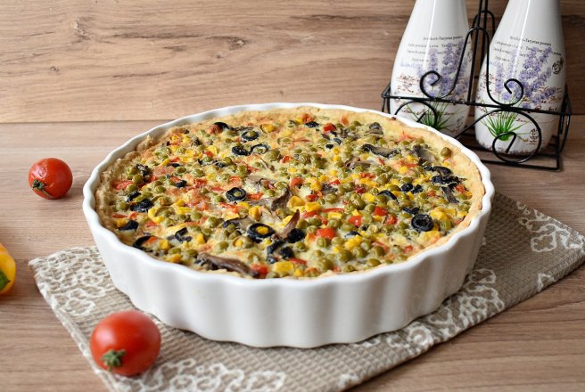 Aperitiv quiche cu legume