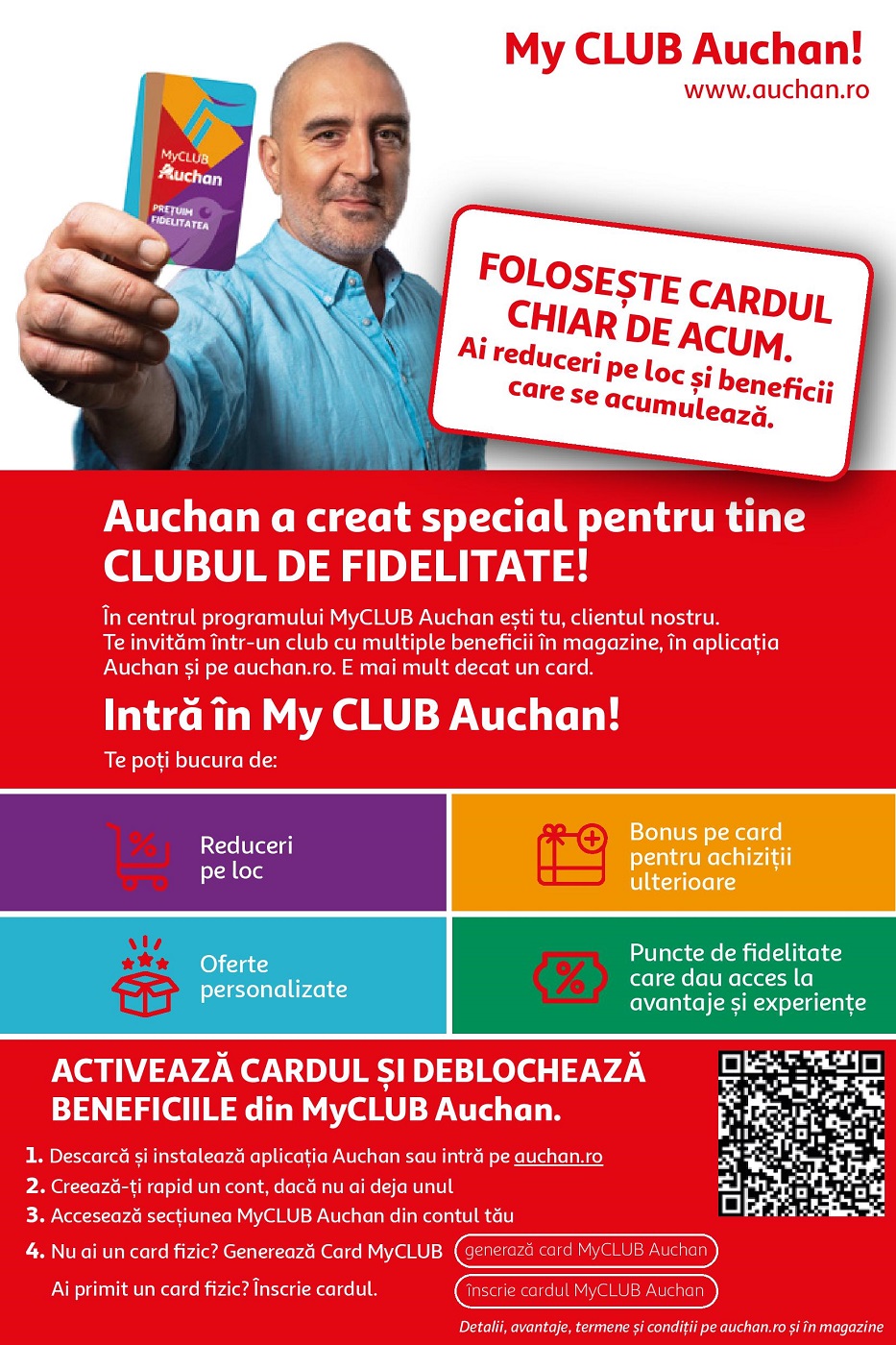 Auchan Romania lanseaza programul de fidelitate MyCLUB Auchan