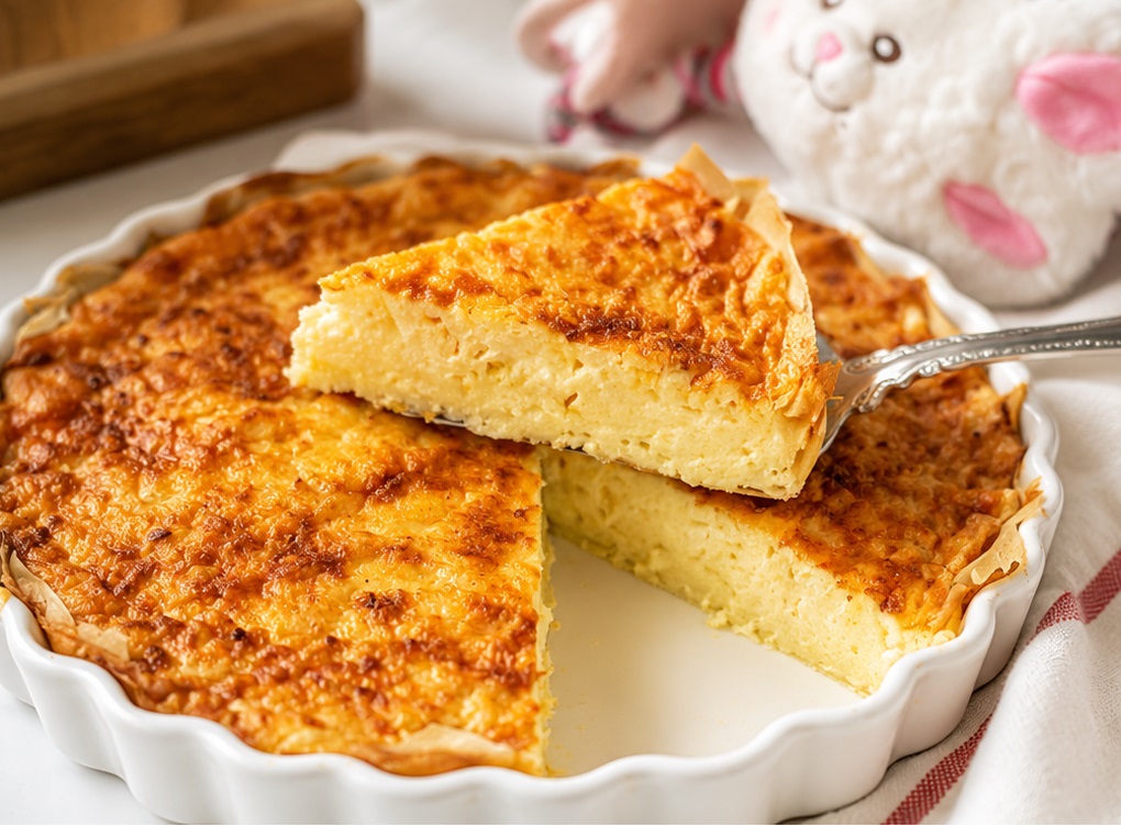 Desert placinta insiropata cu iaurt