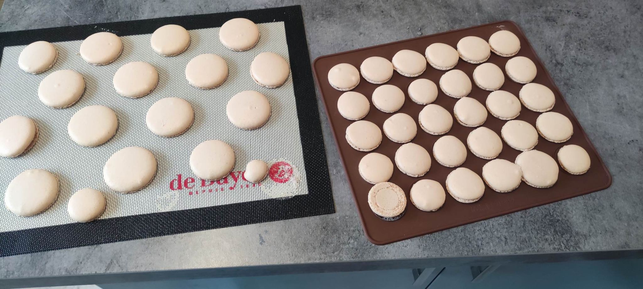 Desert macarons cu vanilie