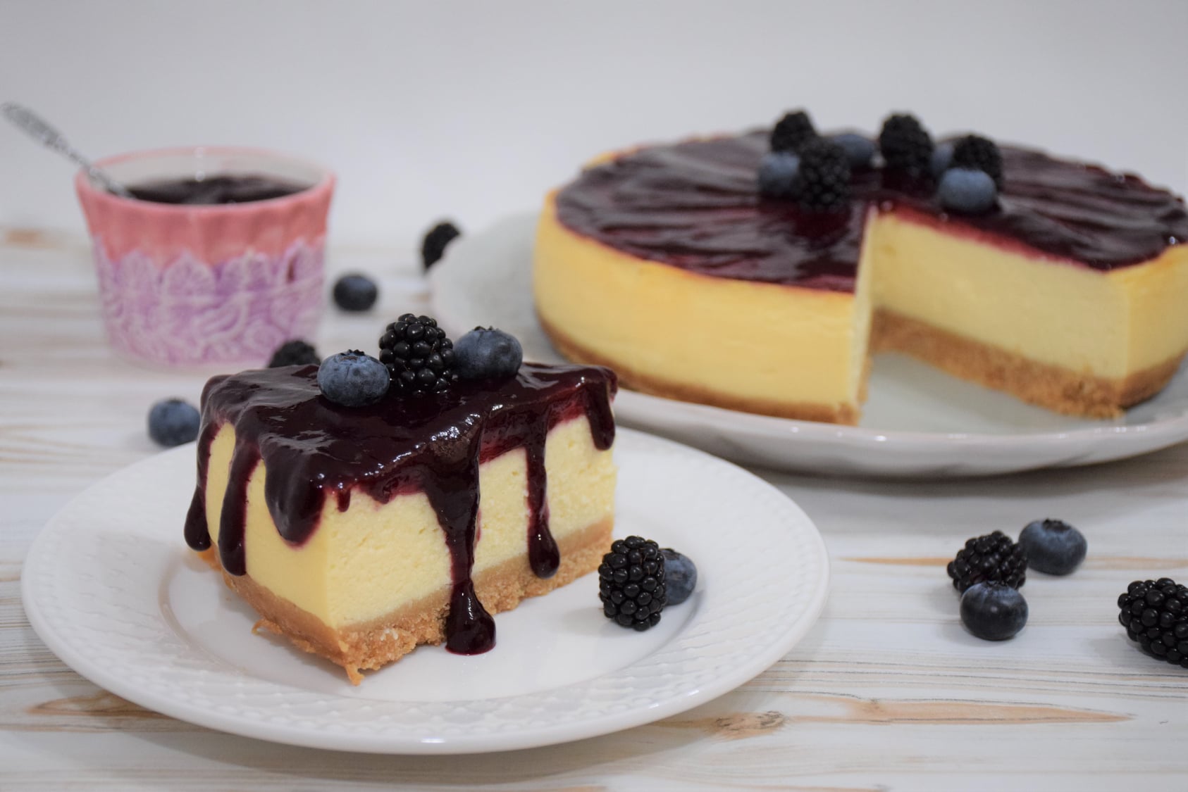 Desert New York cheesecake