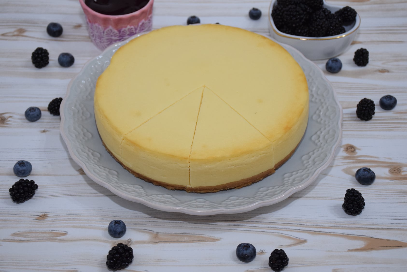 Desert New York cheesecake