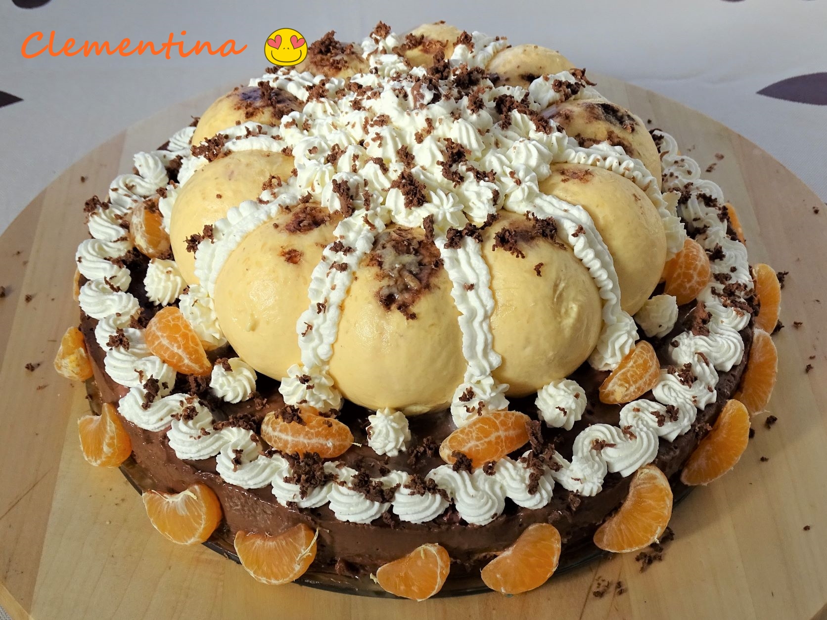 Desert tort Capricioasa Clementina - reteta cu nr. 1600