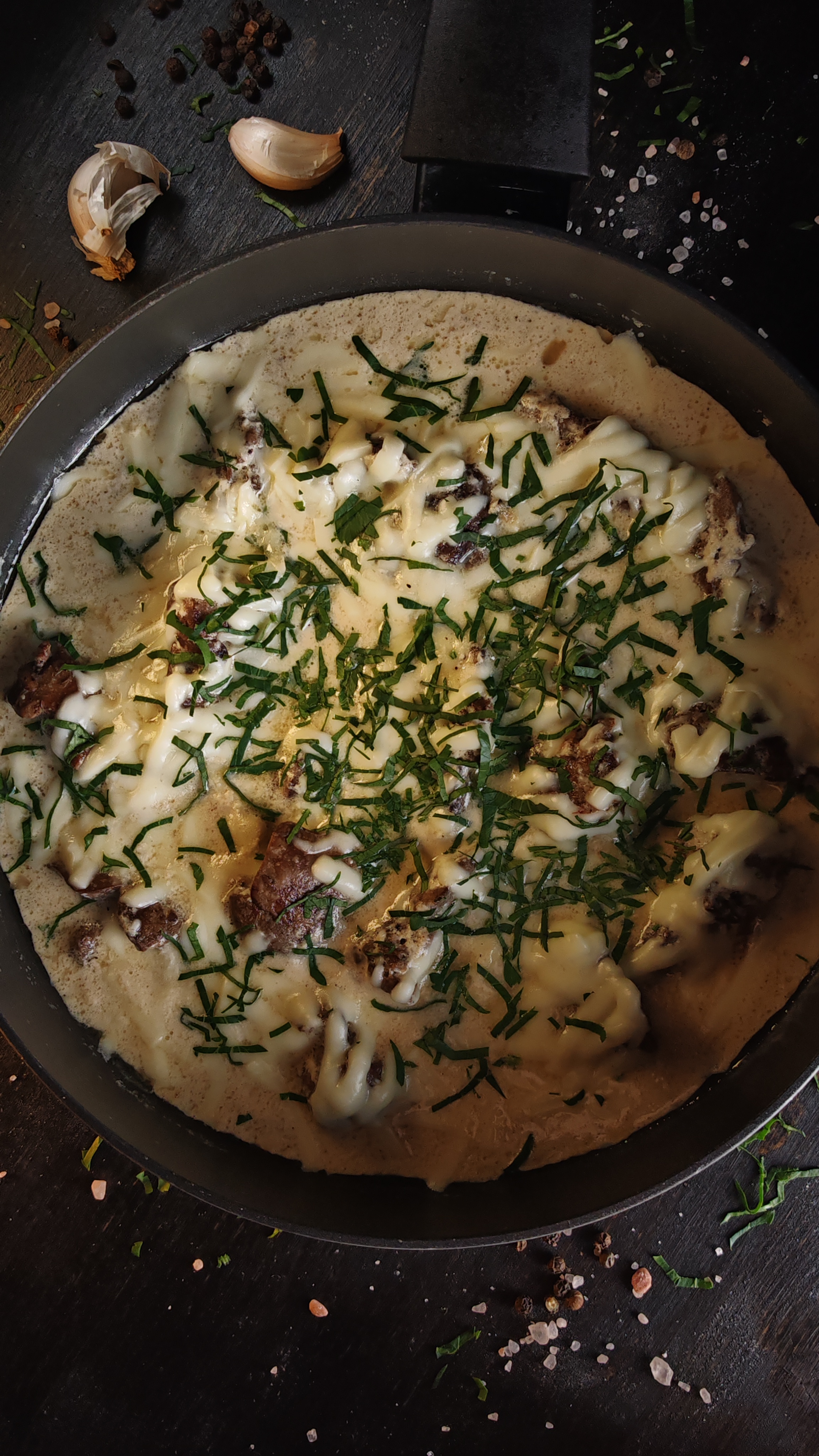 Ficăței cu smântână și mozzarella - Savoare și gust într-un preparat excelent