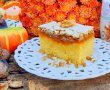 Prajitură cu dovleac plăcintar și bezea cu nuci - Deliciu de toamnă-13