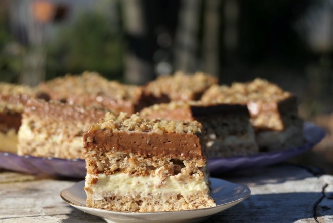 Prajitura cu lamaie si ciocolata neagra