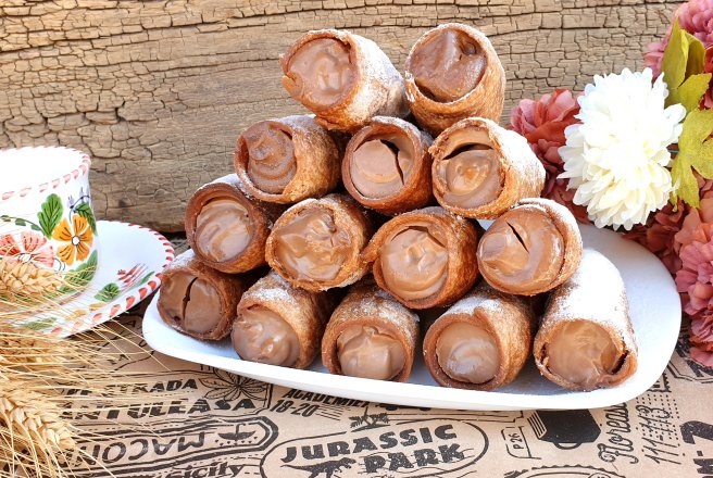 Rulouri cu cacao - Reteta delicioasa de casa