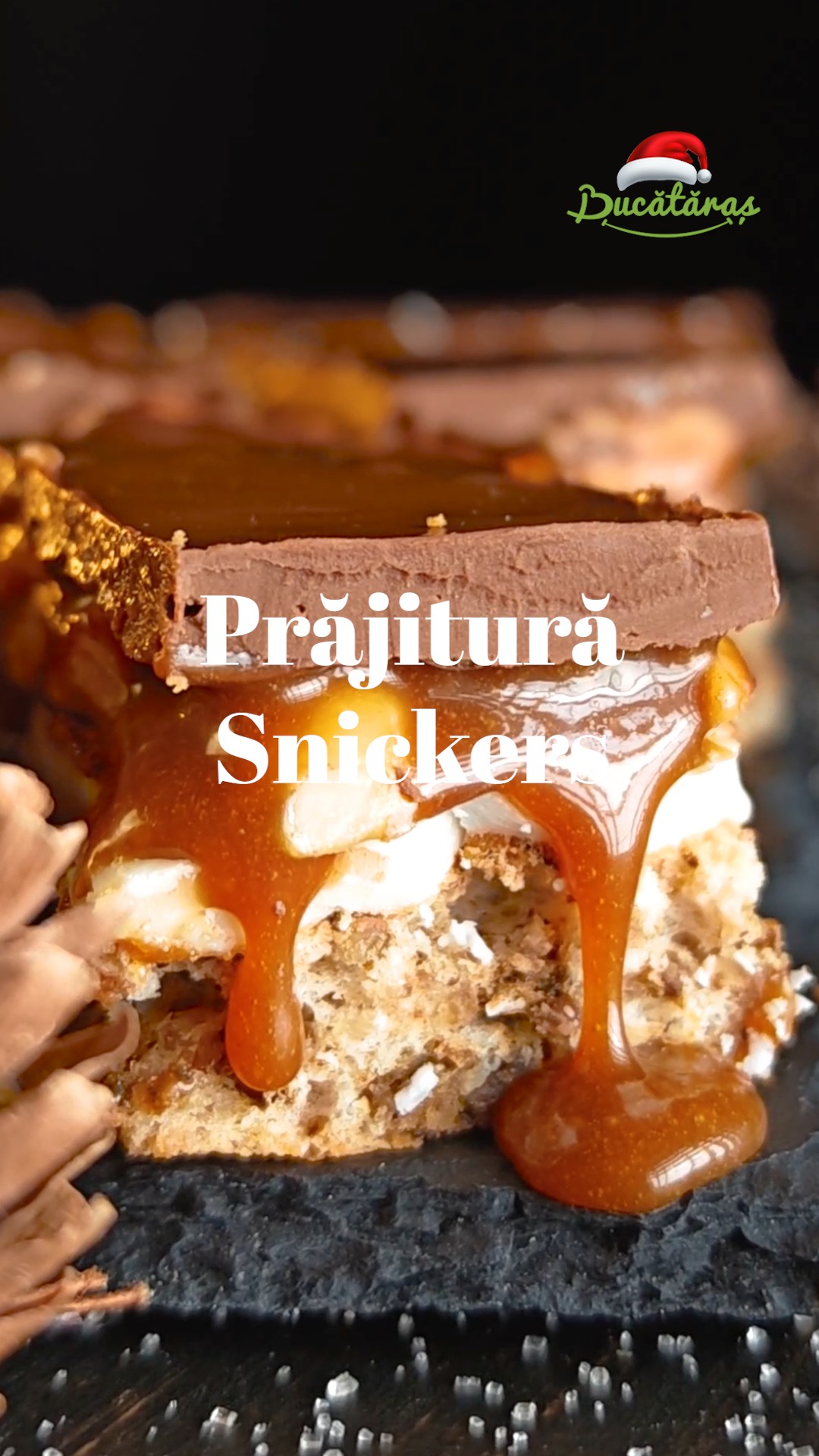 Prăjitura Snickers - Rețeta delicioasă de casă